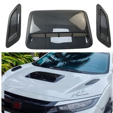 3Pcs/Set Car Hood Bonnet Scoop