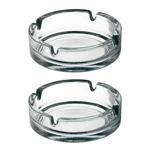 Large glass ashtray cigarette - large,