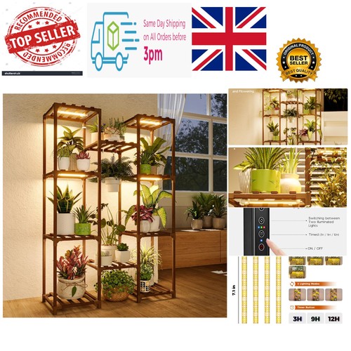 Plant stand with grow - stand,
