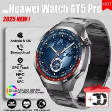 Huawei GT5 PRO Waterproof Smart Watch NFC GPS Tracker AMOLED Bluetooth Men Women