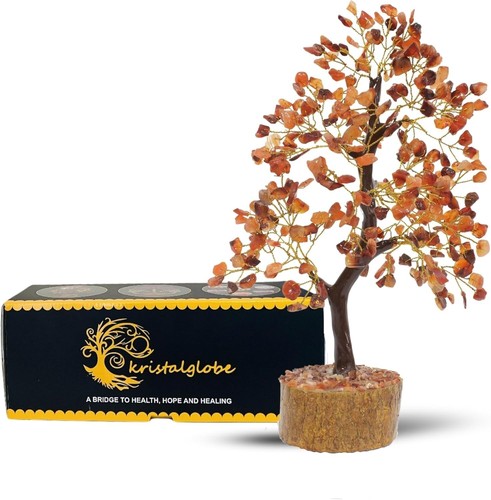 Carnelian crystal tree - carnelian,