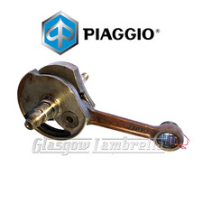 Vespa 90, SS 90, 100 Genuine Piaggio Italian CRANKSHAFT 51 x 97