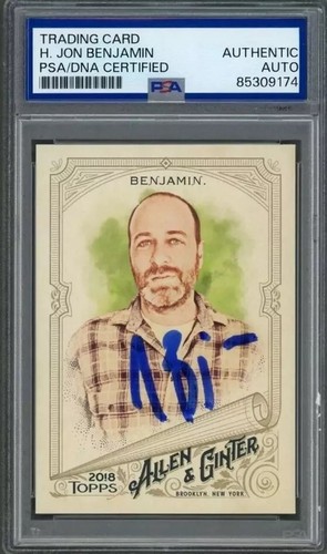 Jon benjamin signed 2018 - h.,