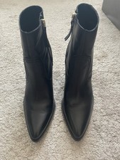Mango Leather Boots 