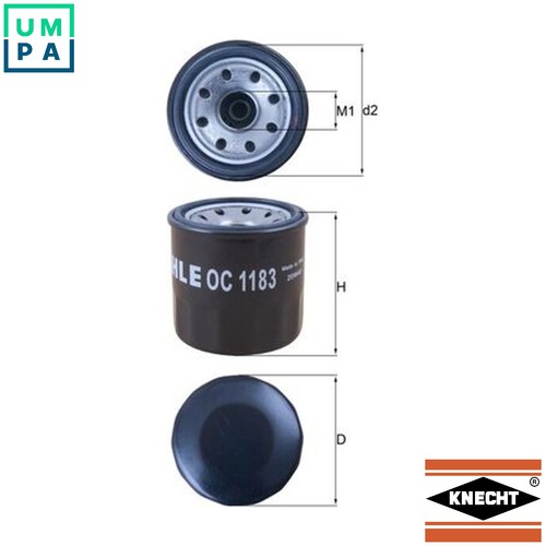 Oil filter 1183 - oil, for