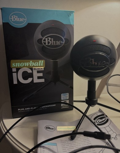 Blue snowball ice black - blue,