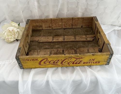 Vtg coca cola - vtg, yellow