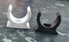 10X 20mm Black/White Pvc U