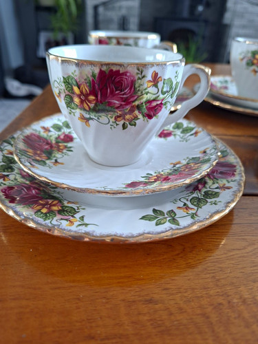 English rose cups saucer - english, 6