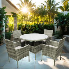 4 Seater Rattan Garden