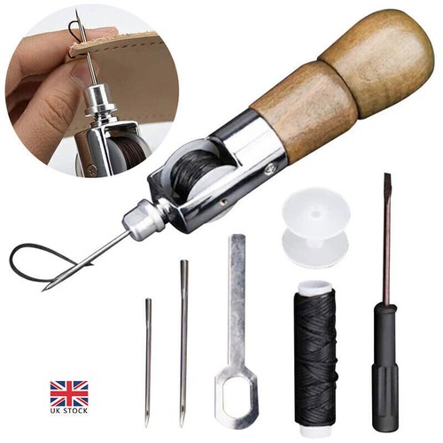 Leather craft lock sewing - leather,