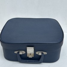 Vintage 1960s Vinyl Navy Blue