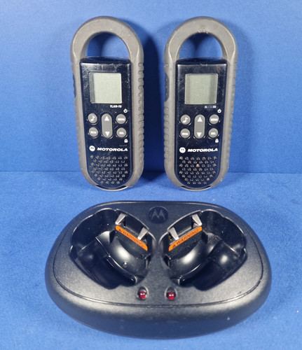 Black motorola tlkr walkie - motorola,