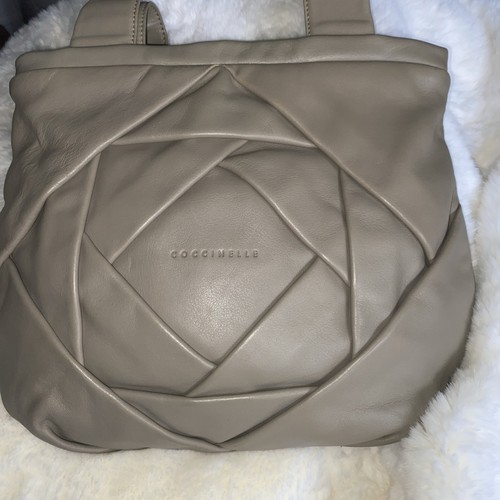 Coccinelle taupe handbag - coccinelle,