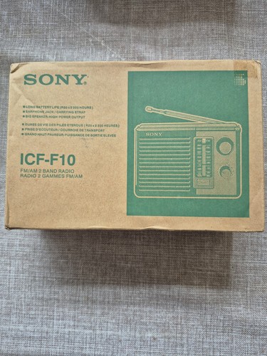Sony icf f10 band - band, am/fm