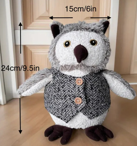 Owl door stop large heavy - door,