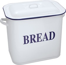 Enamel Bread Bin Storage Box