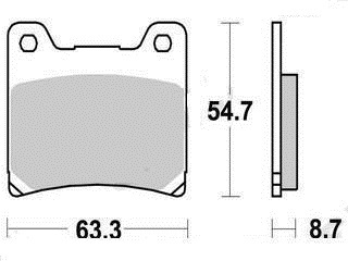 Brake pad yamaha - xvs, a