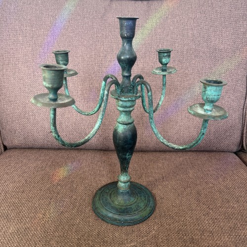 Vintage solid brass candle - vintage, 5
