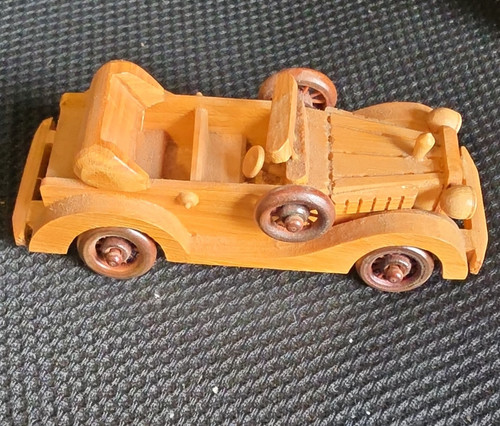 Handmade wooden toy car - handmade,
