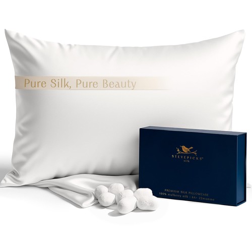 100 pure mulberry silk - 100%, pillow