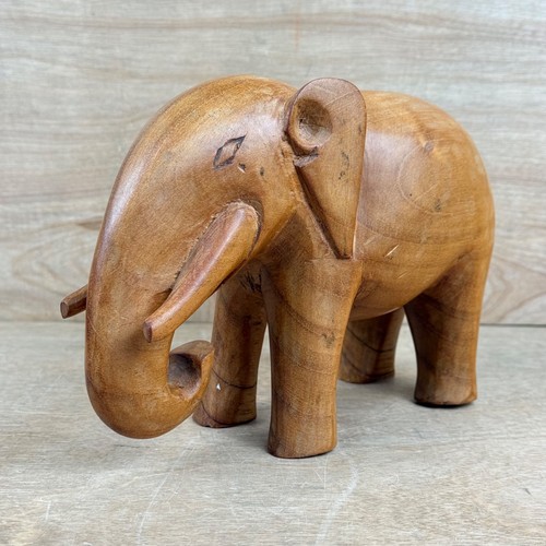 Vintage hand carved wooden - hand,