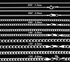 925 Sterling Silver Curb Chain