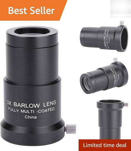 Compact barlow lens metal - lens,