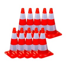 Pylons Traffic Cones 50cm Warning Cone Markierungshut Set Cone Shut-Off
