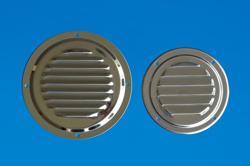 Louvre vent grill - 4", (100mm)