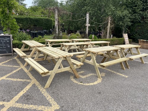 Picnic table bench 5ft - picnic, seats