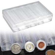 100PCS Coin Cases Capsules