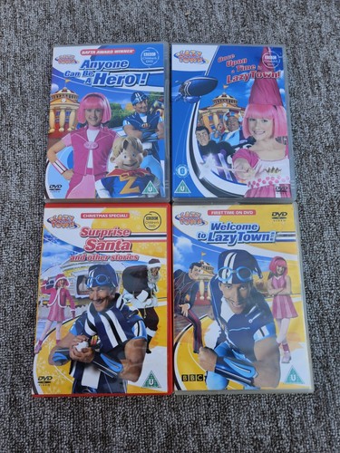 Lazytown dvd bundle - lazytown, x4