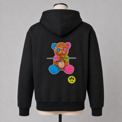 Black teddy bear - black, graphic