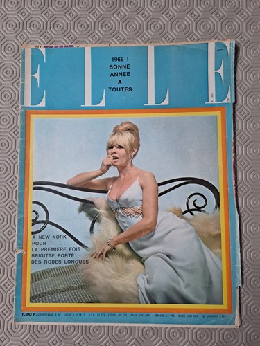 Elle december 1965 vintage - elle,