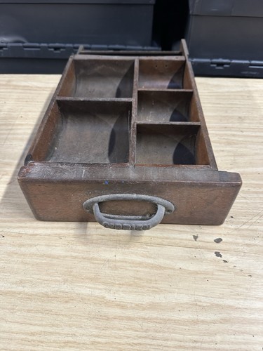 Vintage antique wooden cash - vintage/antique,