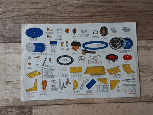 Meccano 1973 spare parts - 1973,