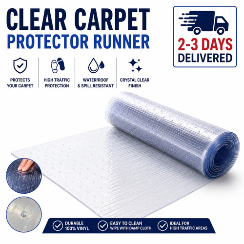 Vinyl plastic carpet protector - vinyl,