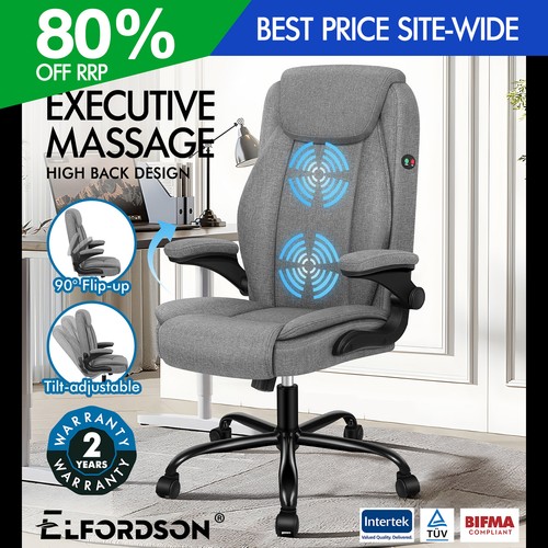 Elfordson office chair padded - office,