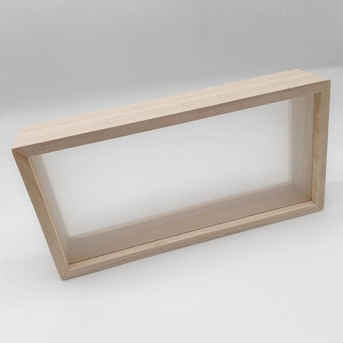 Wooden shadow box frame - box,
