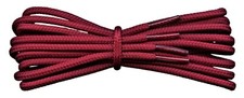Burgundy Boot Laces - 4 mm round - ideal for work or hiking boots Dr Martens