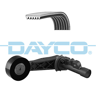 Dayco kpv284 ribbed belt - v-ribbed, set