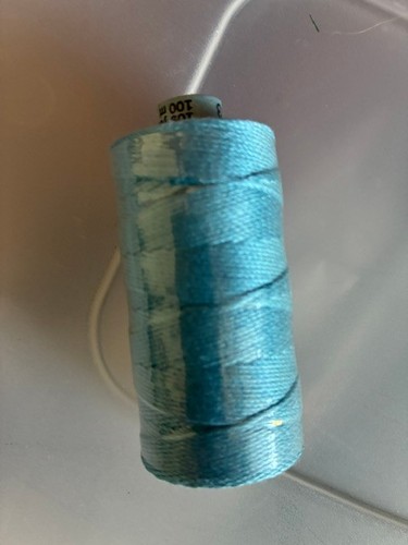 Pale blue silk guterman - blue,