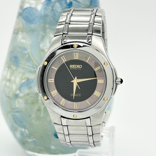 Seiko dolce kinetic shell dial - seiko,