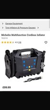 Michelin Tyre Inflator Li-Ion Cordless Rechargable Vehicle Leisure