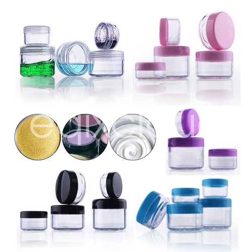 Empty travel cosmetic jar - empty,