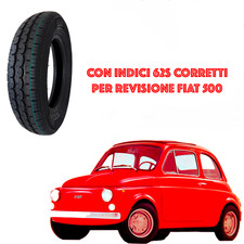 4 X Pneumatici 125 R12 62S M+S FIAT 500 TUBELESS DATEX WR075 DOT 2025