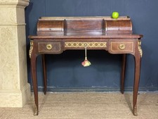 A FINE FRENCH CHATEAU ANTIQUE WRITING SIDE TABLE DESK CONSOLE