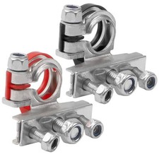 Battery Terminal Connectors Clamps Marine Top Post For Caravan Car Van Motorhome