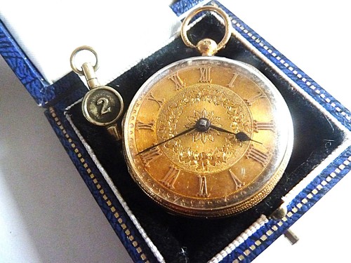 18k solid gold 1883 london - 18k,